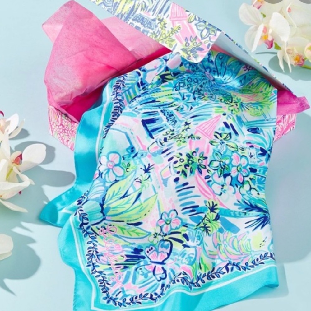 Lilly Pulitzer 100% Silk Scarf *LIMITED EDITION*